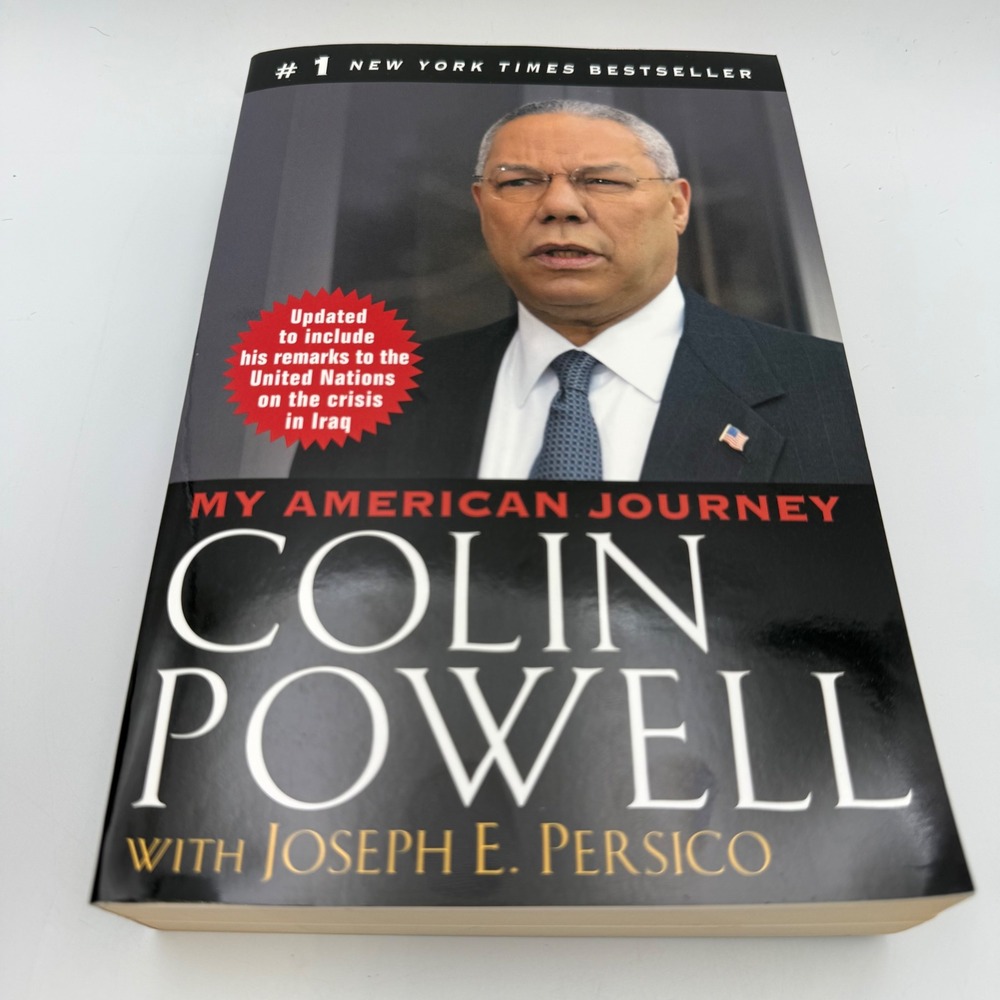 My American Journey Colin Powell Signed Bookplate Revised Edition Paperback 2003